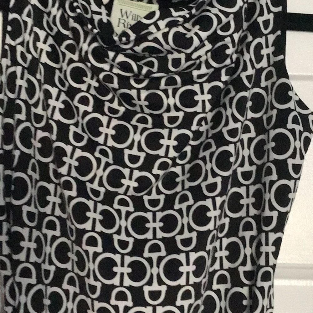 Will’s River Co. Black and white derby dress. Size 7 Neiman Marcus